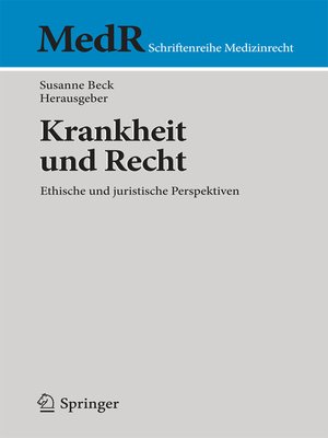 cover image of Krankheit und Recht